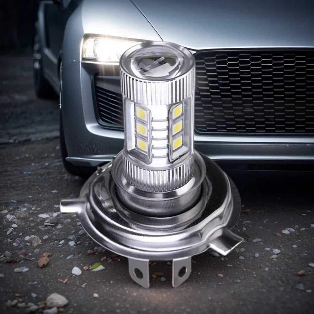 H4 Super White LED Headlight Bulb 6000-6500K High Low Beam LED Headlight IP67 Waterproof Auto Headlight 4000LM 80W 12V Amagi