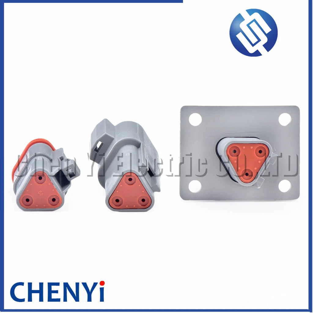 3 Pin Automotive Waterproof Connector Male or Female Wire harness plug DT06-3S DT04-3P DT04-3P-L012 For Deutsch DT series