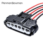 1 Set 6 Pin Auto Accelerator Pedal Throttle Electrical Cable Connectors Wire Harness Plug 90980-11858 for Toyota 7283-1968-30