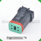 4-Pin Auto Connector Black Automotive Connectors harness Deutsch Engineering Vehicle