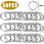 Car Oil Pan Drain Gasket Drainage Bolt Pad Aluminum/ Copper Oil Drain Plug Gasket Replaceable Accessories for Volkswagen Audi
