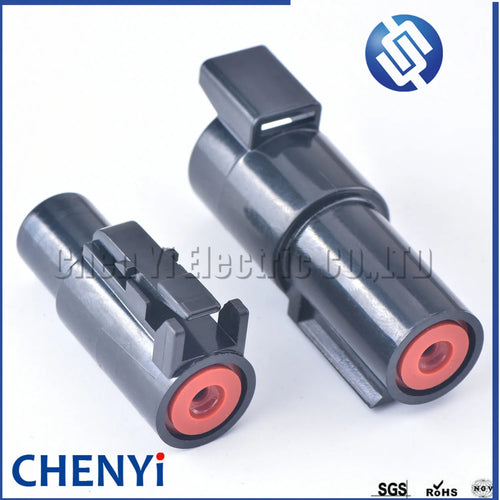 1 Pin 2.3 Series female or male Auto Cable Haness Waterproof Socket With Pins DTHD04-1-12P DTH006-1-12S For Deutsch