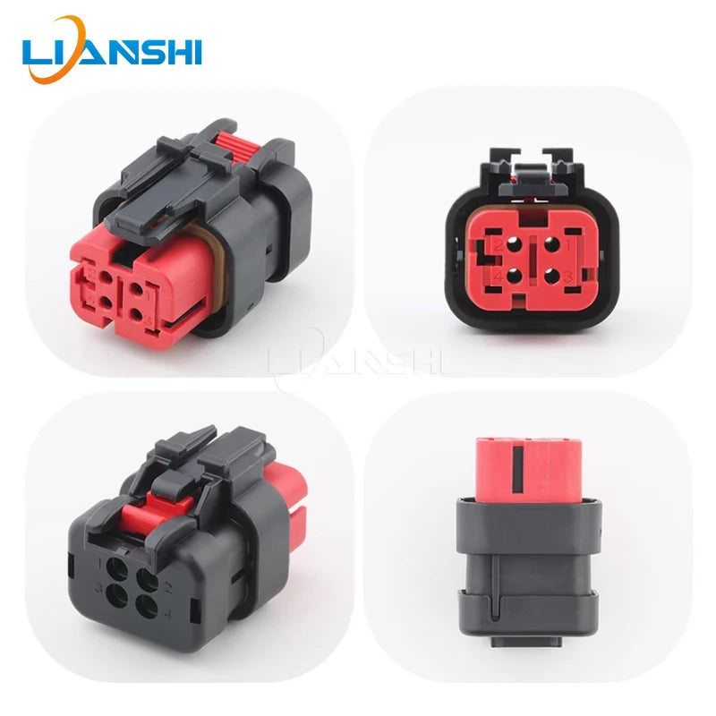 776487-1 Domestic for excavator wire harness connector plug TE type automotive waterproof connector 4-hole sheath with terminal