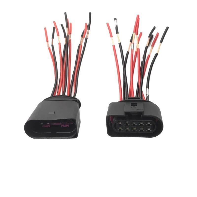 Compatible with Ford Mondeo Focus Fiesta car headlight plug, headlight assembly wiring harness plug accessory