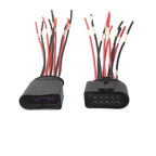 Compatible with Ford Mondeo Focus Fiesta car headlight plug, headlight assembly wiring harness plug accessory