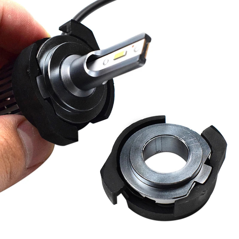 2Pcs H7 Automobile Led Headlight Bulb Base Replacement Holder Adapter Retainer Cover For Alfa Romeo VW Passat B6 VW Magotan