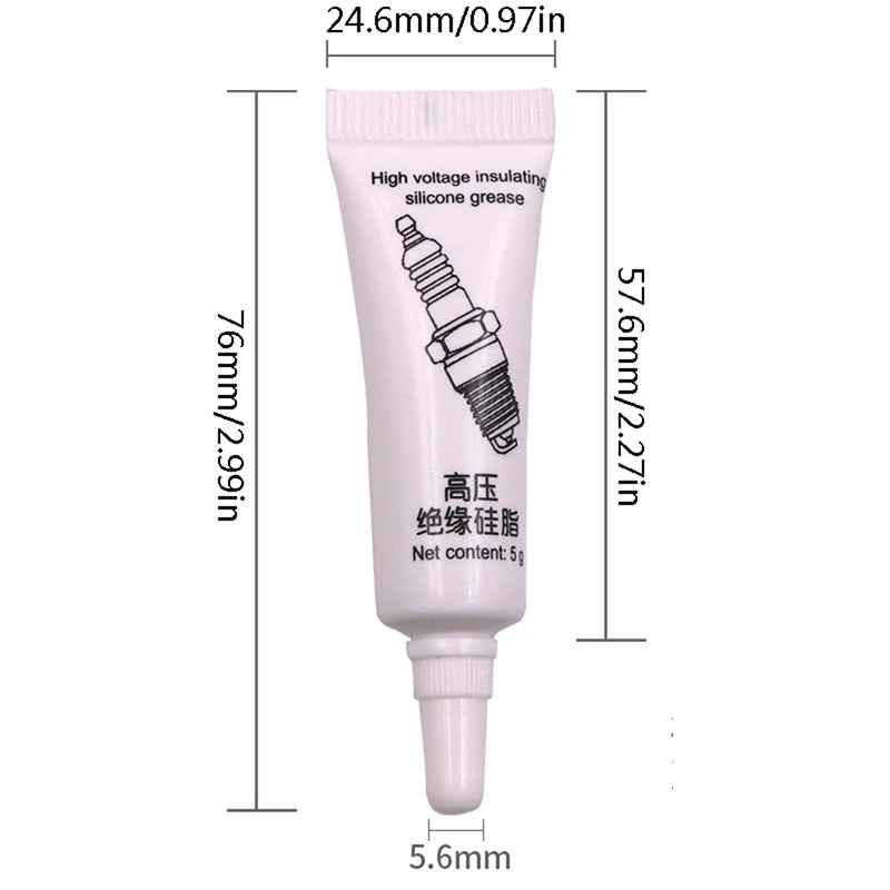 Automobile spark plug high voltage insulating grease ignition coil silicone grease high and low temperature corrosion resistance