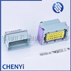 24Pin/48Pin ECU shell Aluminum PCB Box with auto connector plug car on-board controller panel circuit board connectors with Pin