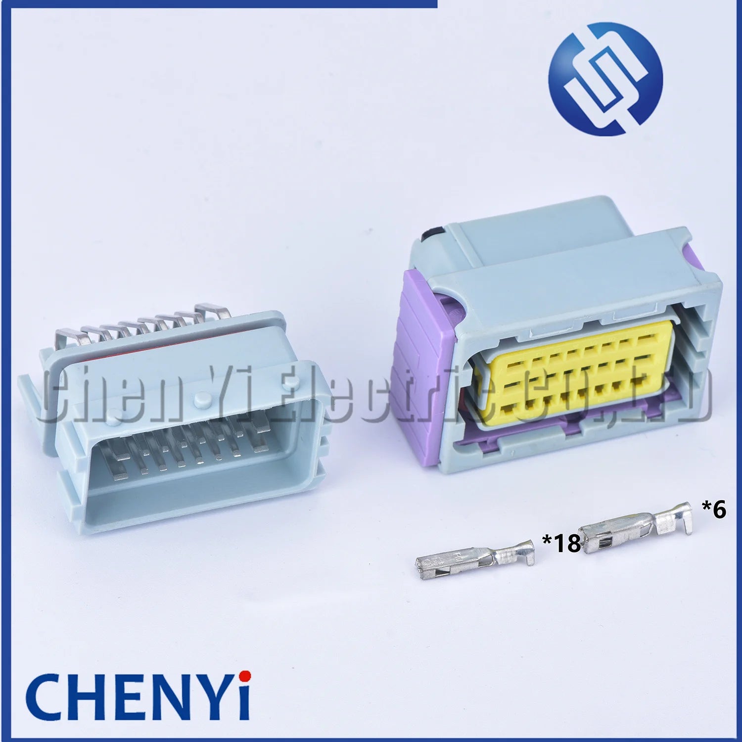 24Pin/48Pin ECU shell Aluminum PCB Box with auto connector plug car on-board controller panel circuit board connectors with Pin