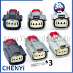 3 Pin Auto waterproof connector Car steering gear power pump harness plug 33471-0307 33471-3307 33471-0306 33471-0340 For Ford