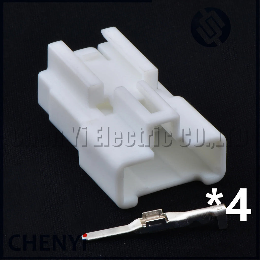 4 Pin Automotive connector Speaker audio horn Wire harness plug MG641041 MG651038 For Hyundai Kia