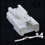 4 Pin Automotive connector Speaker audio horn Wire harness plug MG641041 MG651038 For Hyundai Kia