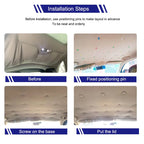 10/20Pcs Car Interior Roof Buckles Headliner Ceiling Cloth Fixing Screw Care Fabric Buckle Rivets Retainer Cap Repair Automotive