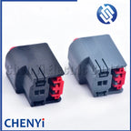 2 Pin female black grey Automobile waterproof connector Car Door Wire Harness Plug 1438426-1 1438426-3