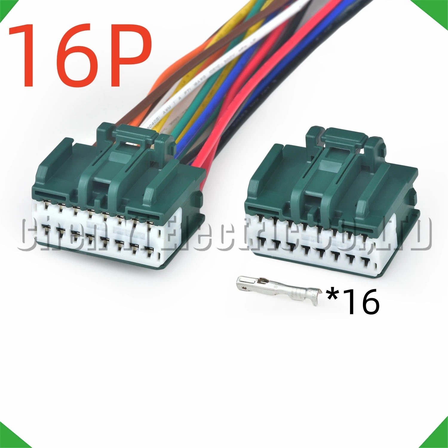 16-pin auto connector connector automotive connectors amplifier multimedia module harness