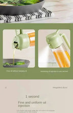 Glass Oil Spray Can Can Spray Dual-use Kitchen Utensils Glass Oil Bottle Press Type Spray Kitchen Tools Outdoor Barbecue Amagi