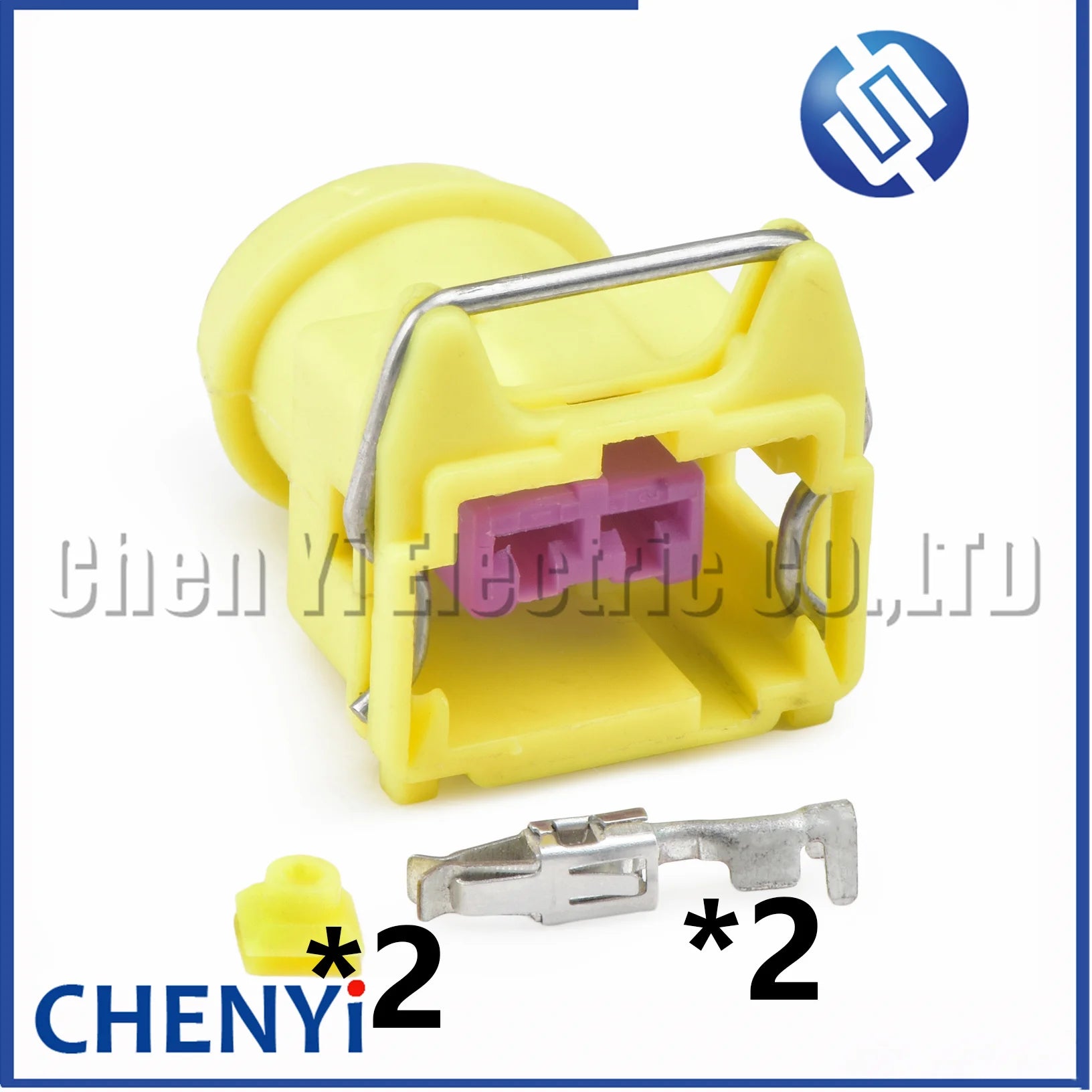 2 Pin Auto Fuel injector connector Car horn Speaker plug 144473-5 144473-6 144473-7 144473-8 For PEUGEOT CITROEN Geely Chang'an
