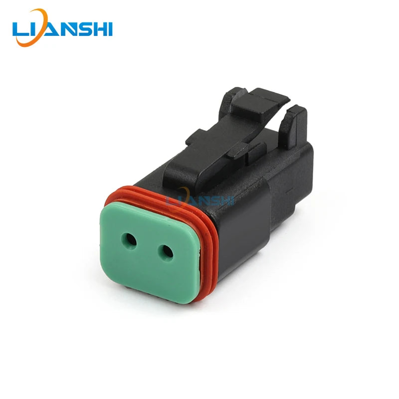 5sets DT06-2S-E004 DT04-2P-E004 Deutsch type automotive waterproof connector 2p male busbar plug with terminal