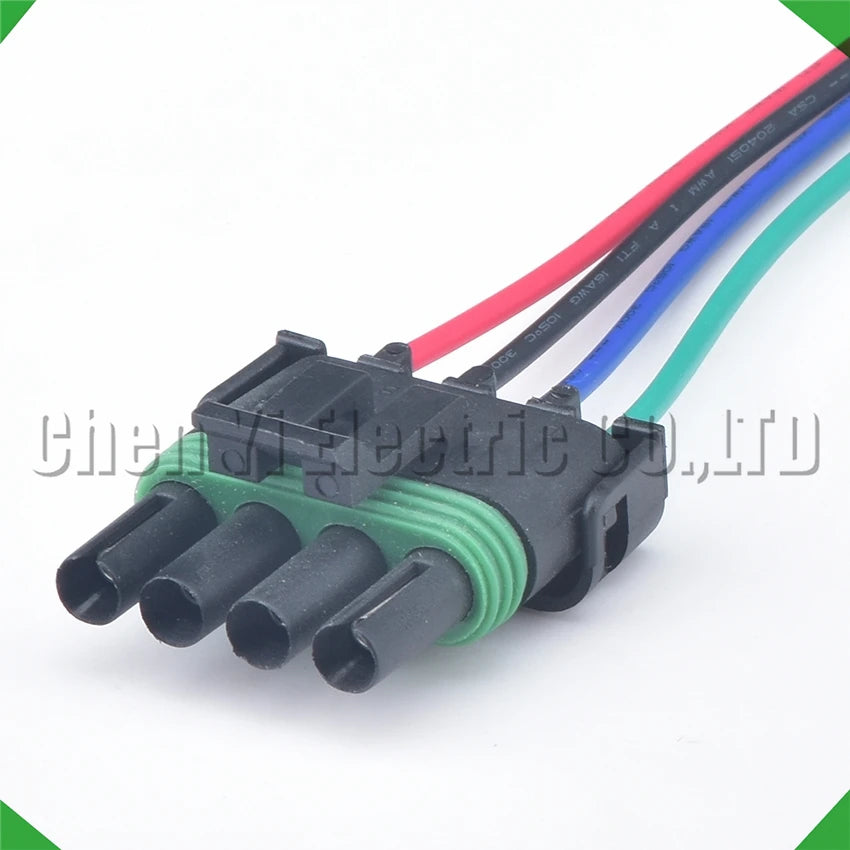 4-Pin Auto Connector Connector Female Electrical waterproof Weather Square connector