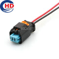 2 Pin Connector Unsealed  Series Female Connector Cable Plug Motorcycle Electrical Harnesses Wiring Harness 1-1801175-2