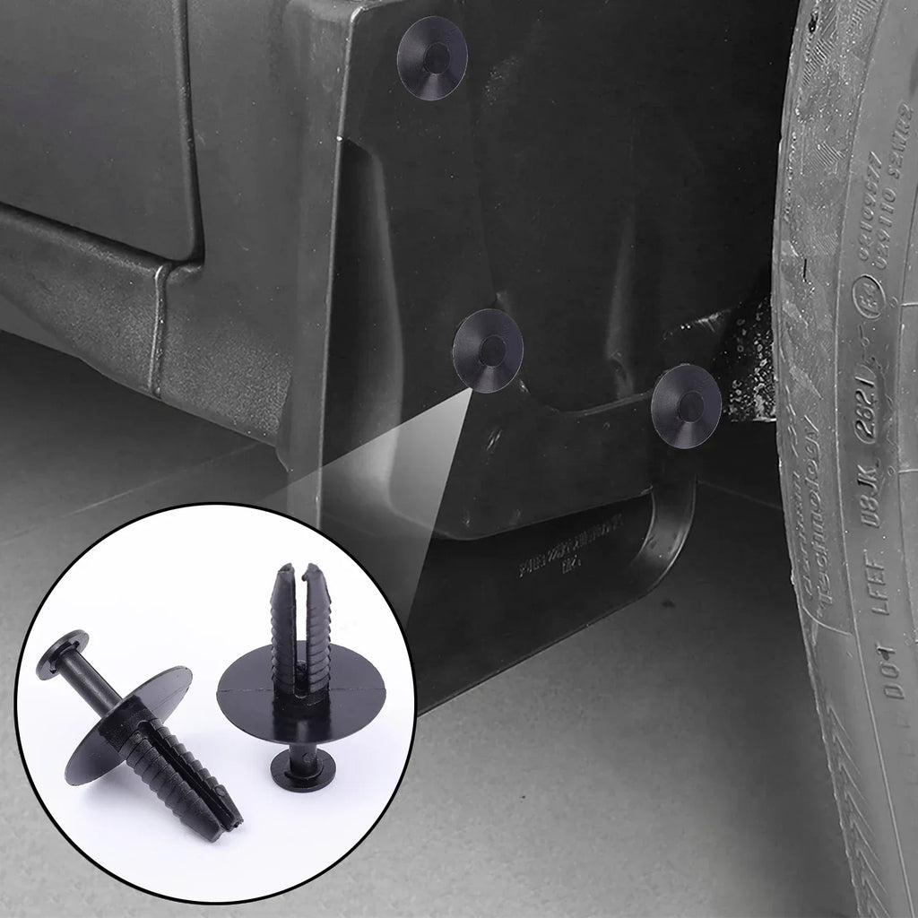 10-50sets Bumper Trim Buckles Cars Rivet Clips Doors Sill Fixing Clips Wheel Arch Clip for Mercedes-Benz BMW357 Auto Accessories
