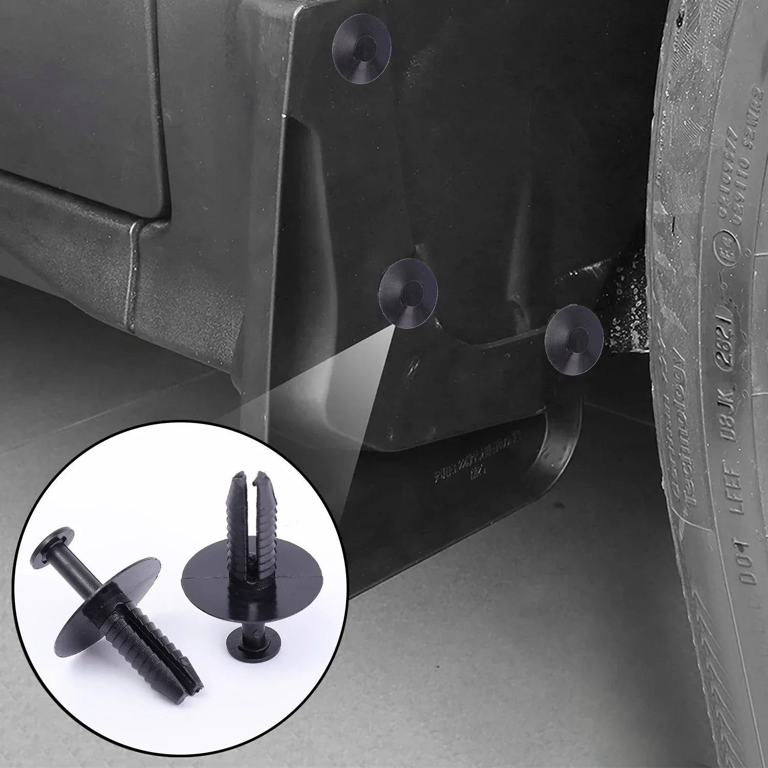 10-50sets Bumper Trim Buckles Cars Rivet Clips Doors Sill Fixing Clips Wheel Arch Clip for Mercedes-Benz BMW357 Auto Accessories