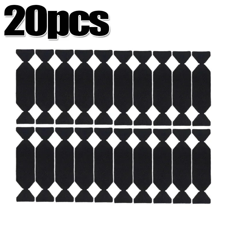 5-50PCS Auto Scratch-Free Candy Shape Tinting Film Scraper Replacement Patch Fleece Replaceable Felt Cloth for Vinyl Scraper