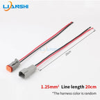 DT04-2P/DT06-2S Automotive Waterproof Connector Harness Plug 2/3/4/6/8/12 Hole for Heavy Truck Plug