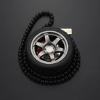 Car Wheel Shock Absorber Ornament Car Interior Rearview Mirror Pendant Car Pendant Hanging, Halloween, Christmas Gift Amagi