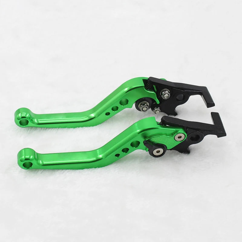 1Pair Motorcycle Brake Handle Motorbike Modification CNC Clutch Drum Brake Lever Handle Adjustable Modification Handlebar Set