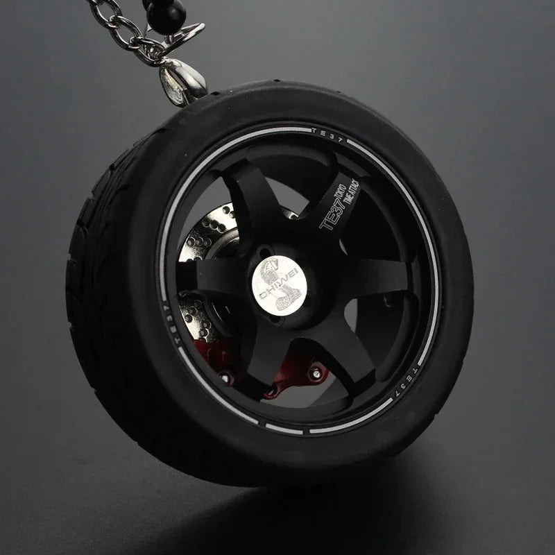 Creative Wheel Hub Brake Shock Absorber Car Pendant Up-market Customization Car Interior Ornaments Accessories Amagi