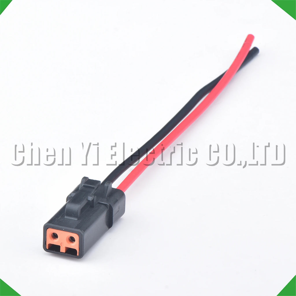 2-Pin Connector Connector series Black Automotive waterproof connector DTP06-2S DTP04-2P
