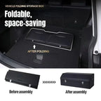 Car Trunk Organizer Box Large Capacity Auto Multiues Tools Storage Bag Stowing Tidying Leather Camping Outdoor Car Storage Bags