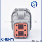 6 Pin DTM Auto Waterproof Wire Connector Grey Socket Plug DTM06-6S-E007 DTM06-6S DTM04-6P ATM06-6S ATM04-6P For Deutsch