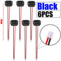 6/2PCS Type-C Female 2Pin USB Connector Type-C Waterproof with Female Socket Fast Charging Jack Charging Port USB-C Charger Plug