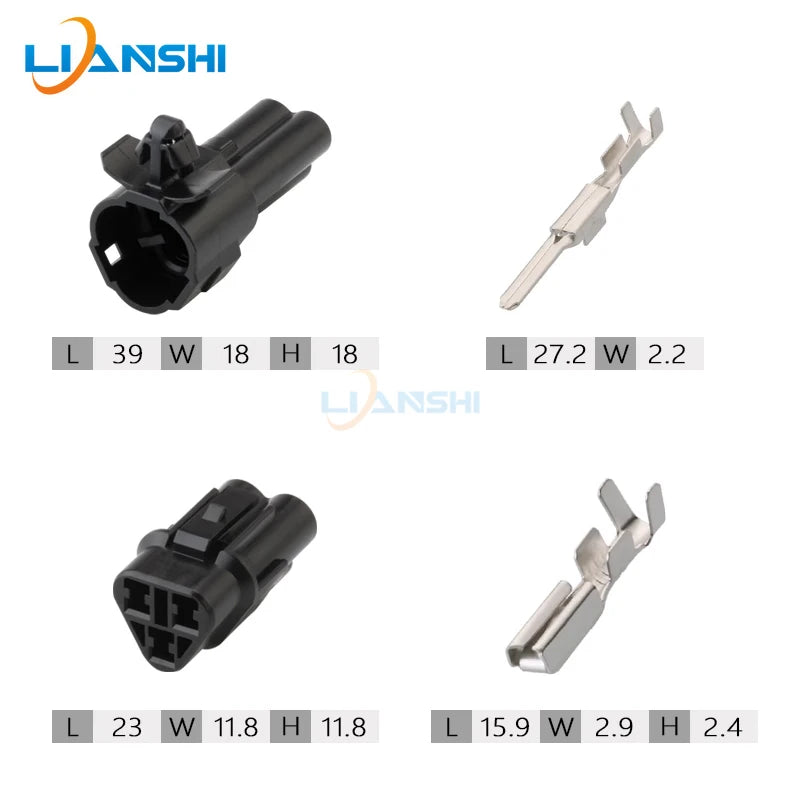 6187-3271 6180-3241 Suitable for car headlamp socket plug 3p male and female connector with terminal