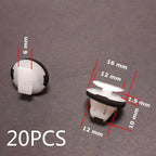 20Pcs Car Wheel Arch Surround Trim Clips For Nissan Juke X-Trail Wing Moulding Clip Car Rivets Clip Car Accessories