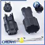 2 Pin Auto Daytime Running Lamp Female Male Automotive Waterproof Connector 7123-1424-40 for Hyundai Elantra MG610320 MG640322