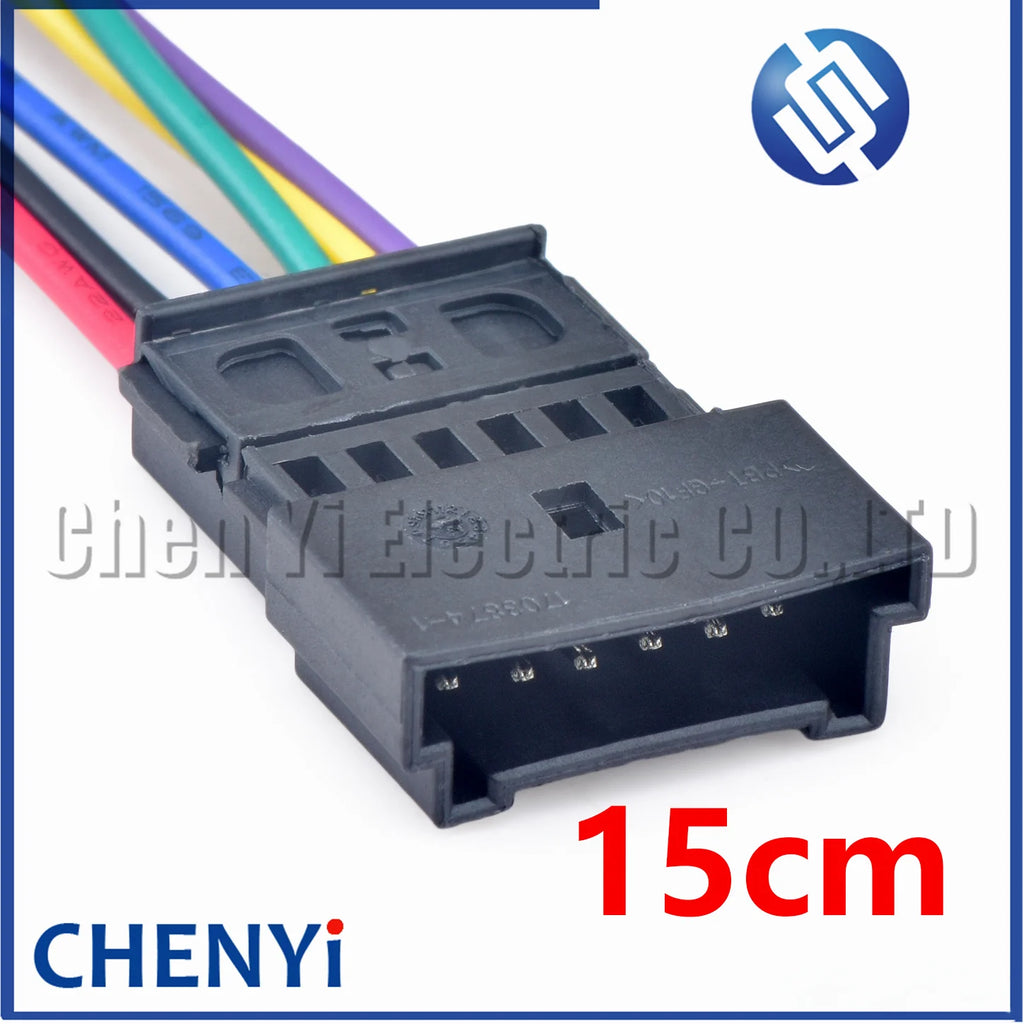 6 Pin Automotive Trunk License Plate Light Connector Steering wheel  plug 1719684-1 1703874-1 4B0971978B 4B0 971 978