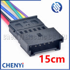 6 Pin Automotive Trunk License Plate Light Connector Steering wheel  plug 1719684-1 1703874-1 4B0971978B 4B0 971 978