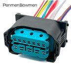 1 Set 12 Pin Car Led Lamp Headlight Electrical Cable Connectors Wire Harness Plug 61132359991 For BMW 1-1452335-1 1-1452334-1