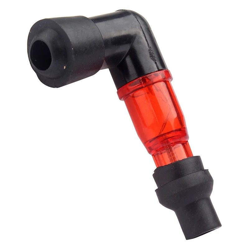 Universal Motorcycle Flash Spark Plug Cap Motorcycle Ignition Spark Plug Cap Elbow Flashing Spark Plug Cap For Motorbike