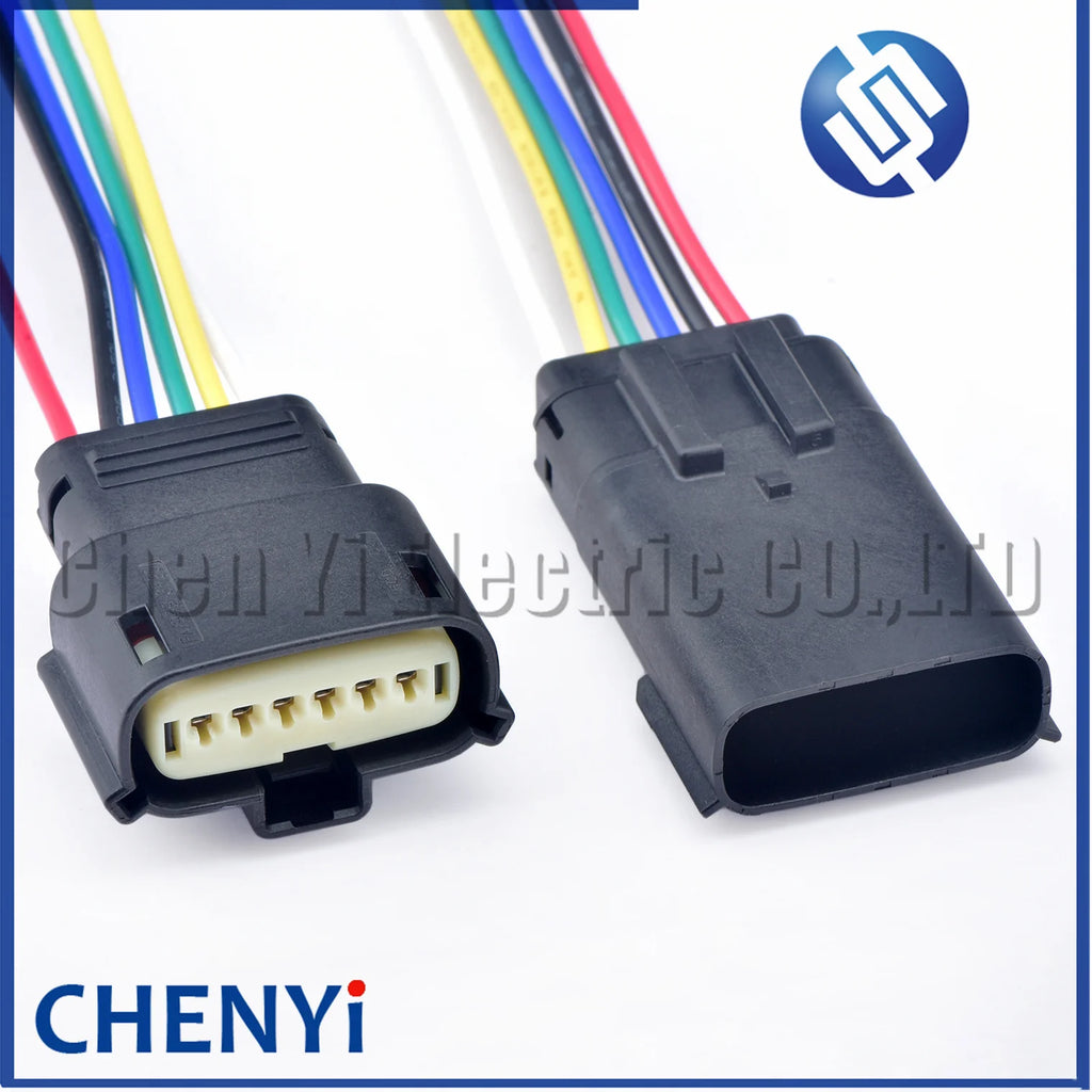 6 Pin 33471-0601 334710651 33471-0616 vehicle speed Accelerator pedal connector Tail Light plug pigtail For Ford Buick Chevrolet