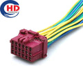18 Pin Connector Unsealed 2.8mm Series Female Connectors Motorcycle Electrical Harnesses Wiring Harness 5-968974-1
