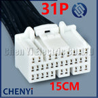 17/22/24/28/31Pin Automotive vehicle central control ecu connector radio mudule Plug 353029-1 For Toyota Honda k20 Nissan proton