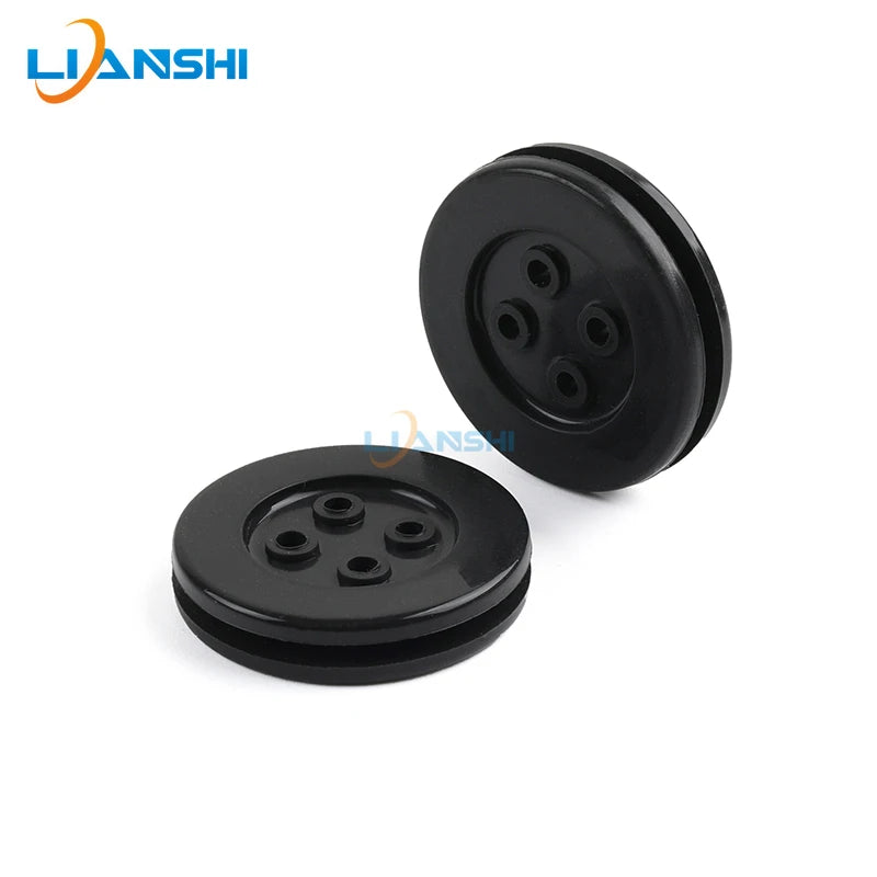 10pcs DOLC-HID Flat 4-hole waterproof ring O-ring Seal ring Automotive connector Waterproof plug Xenon lamp 4 coil