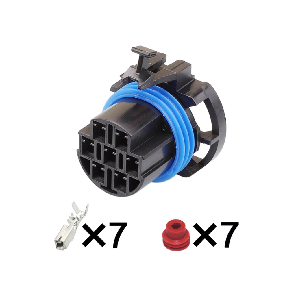 7-Pin Connector Waterproof 3.5mm Male Female Connector Automotive Wiring Harness Cable Plug for Great Wall 12110751 12110753