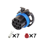 7-Pin Connector Waterproof 3.5mm Male Female Connector Automotive Wiring Harness Cable Plug for Great Wall 12110751 12110753