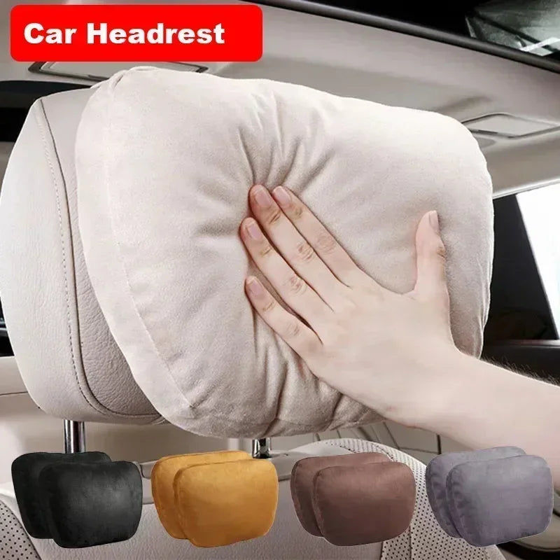 High Quality Car Headrest Neck Support Seat Design S Class Soft Universal Adjustable Car Pillow Neck Cushion Amagi