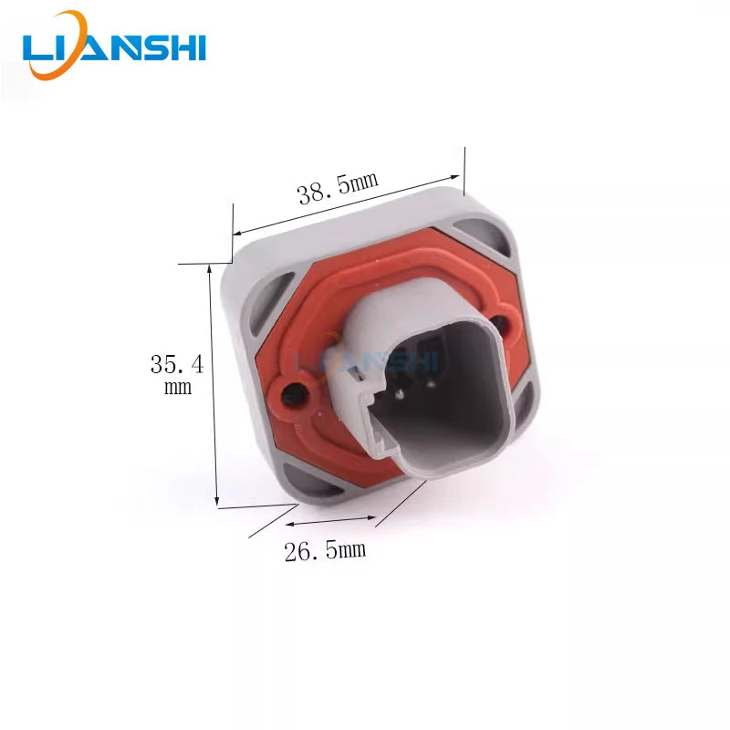 DT06-4S waterproof connector for vehicle circuit board pin end wire harness sheath PCB male and female straight pins DT15-4PA